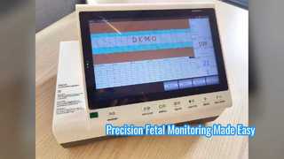 BR PM12D Fetal Monitor หน้าจอสัมผัสขนาด 10 นิ้วการดูแลที่เชื่อถือได้
