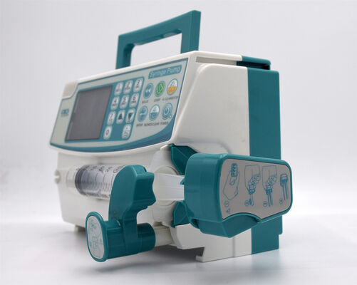 High Precision Portable Medical Syringe Infusion Pump Auto Syringe Recognition Stackable Clinical Infusion Equipment with Audio Visual Alarm
