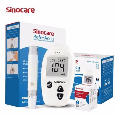 Accurate Blood Glucose Meter Blood Glucose Monitor Blood Sugar Meter with 50 test Strips & 50 Sterile Lancets