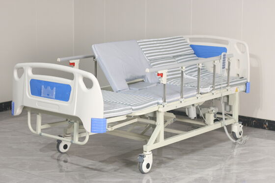 4 Motor Electric Integrated Nursing Care Bed 2050x960mm with Toilet Aperture Function